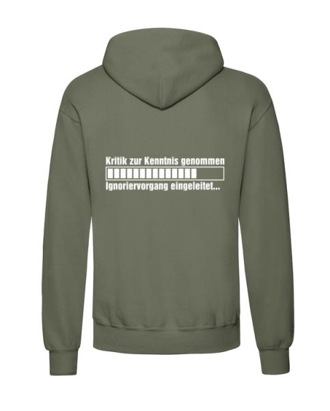 Kritik zur Kenntnis genommen